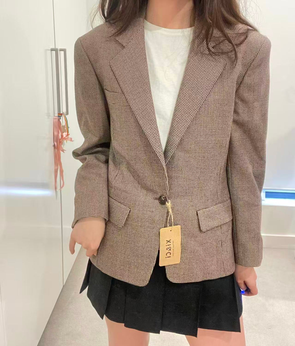 Ralph Lauren Vintage Houndstooth Blazer