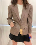 Ralph Lauren Vintage Houndstooth Blazer