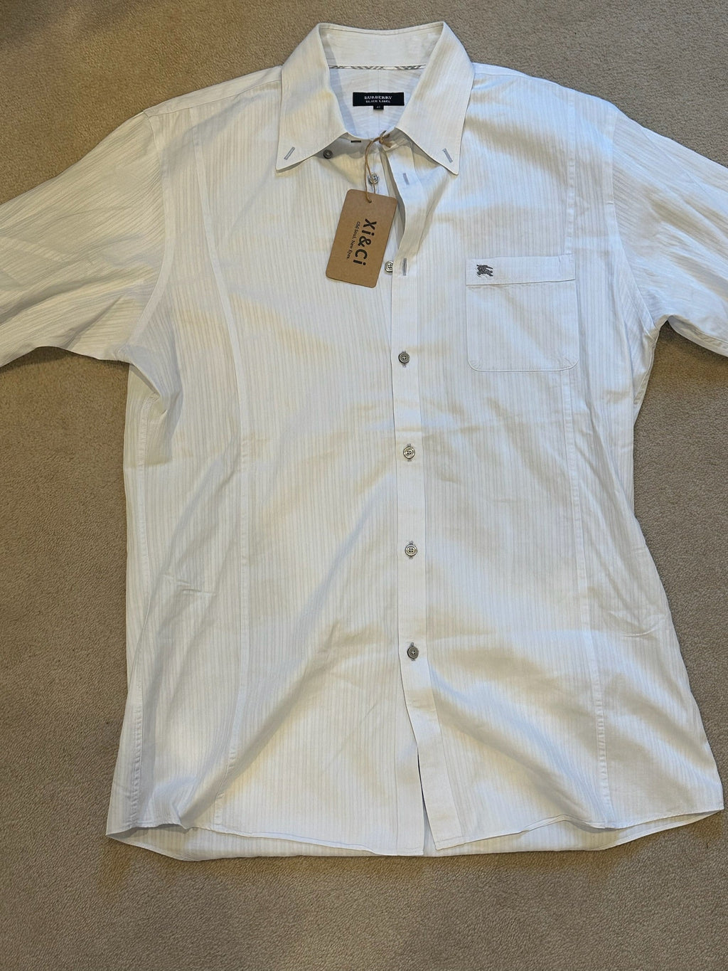 Burberry London Light Blue Cotton Shirt