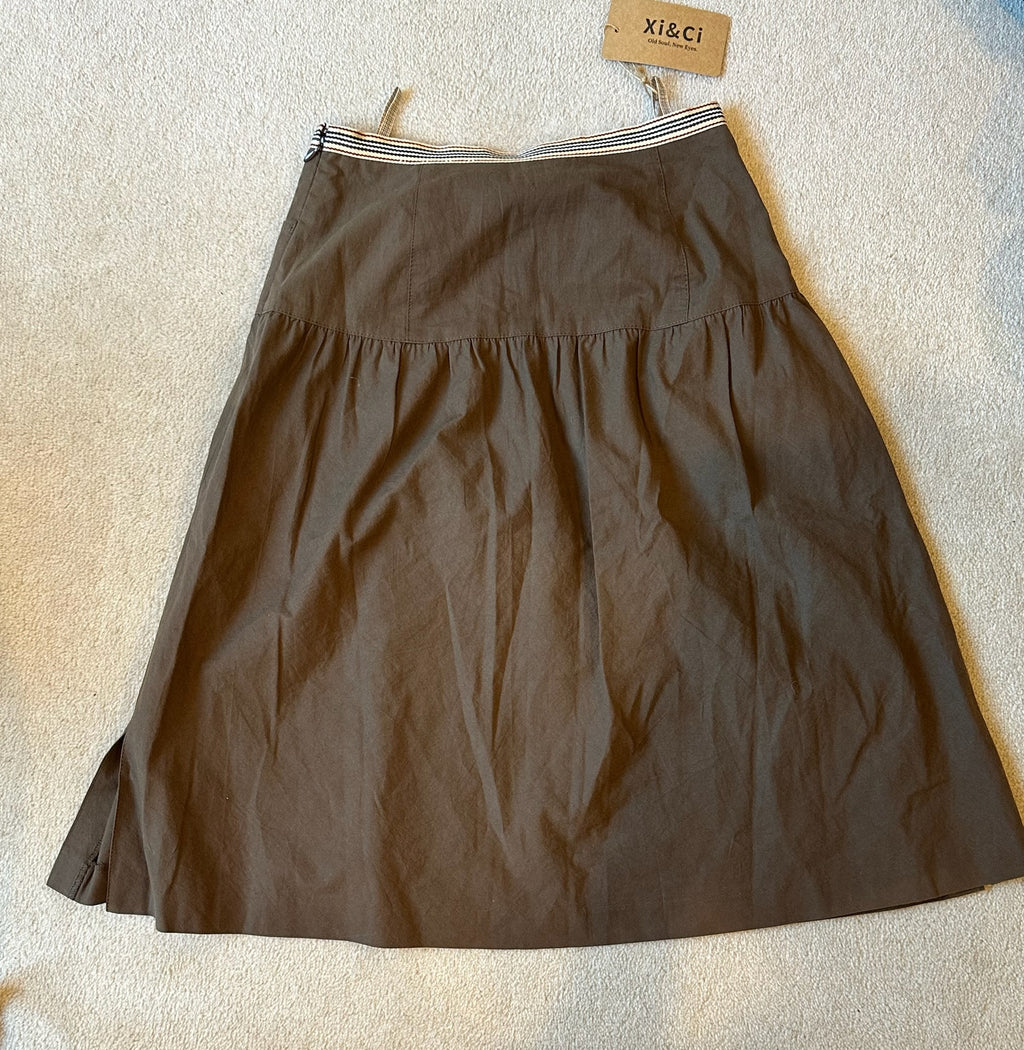 Burberry Brown A-line Skirt