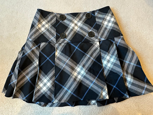 Burberry Blue Label Check Mini Skirt