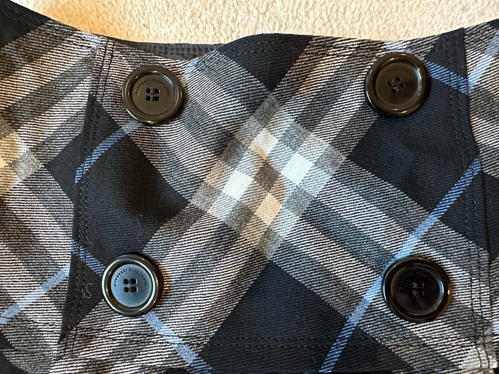 Burberry Blue Label Check Mini Skirt