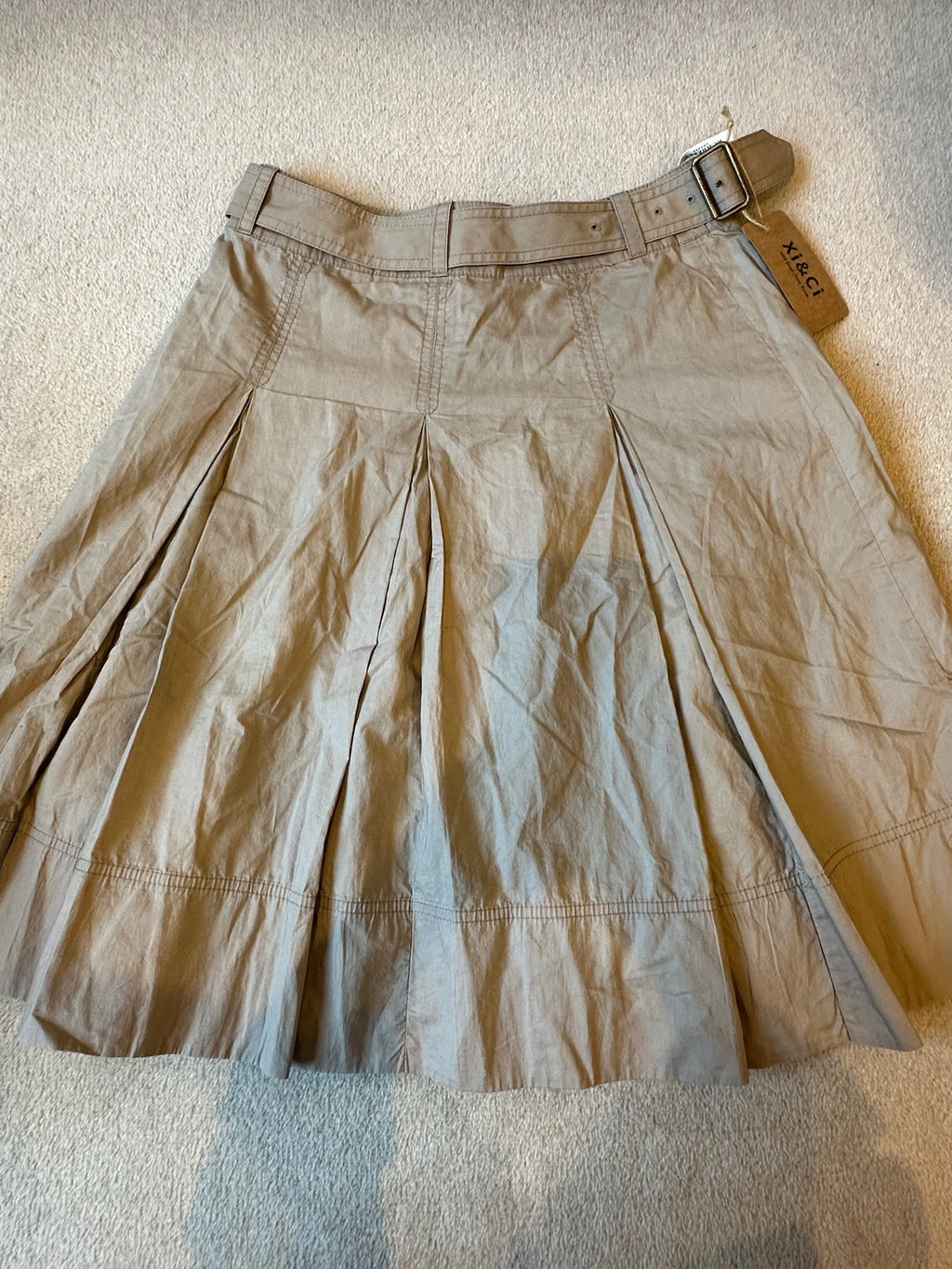 Burberry London Pleated Midi Skirt
