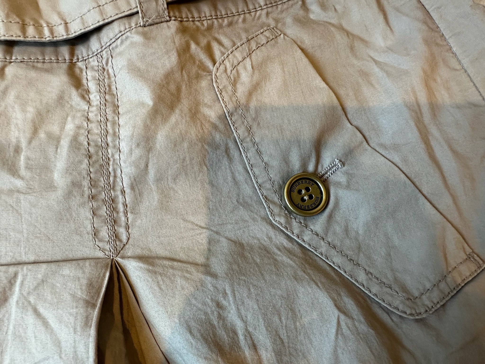 Burberry London Pleated Midi Skirt