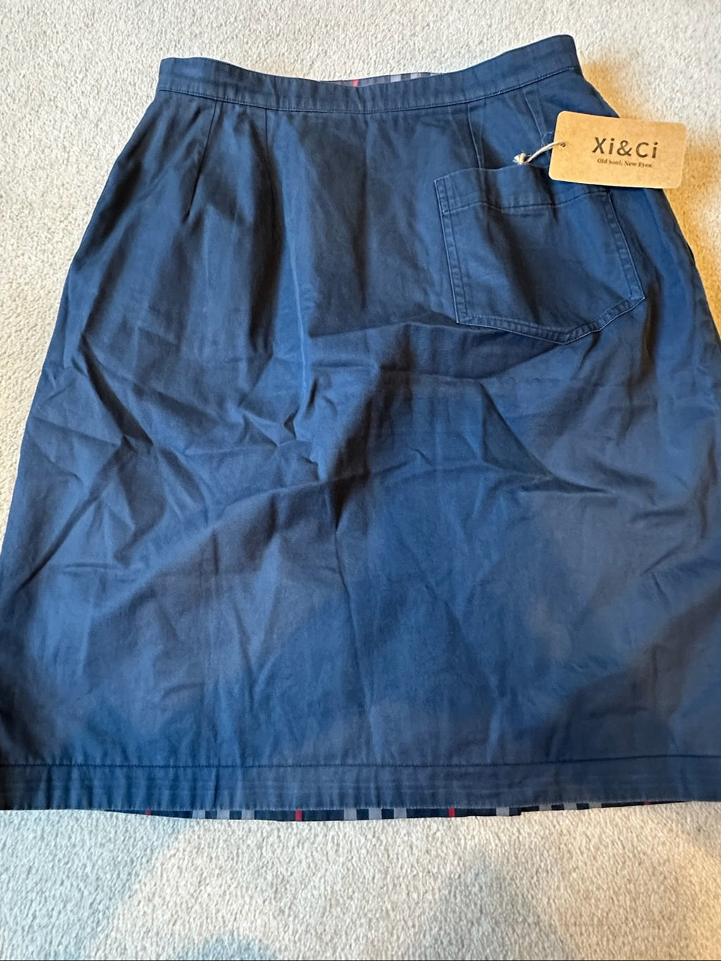 Burberry Reversible Check Mini Skirt