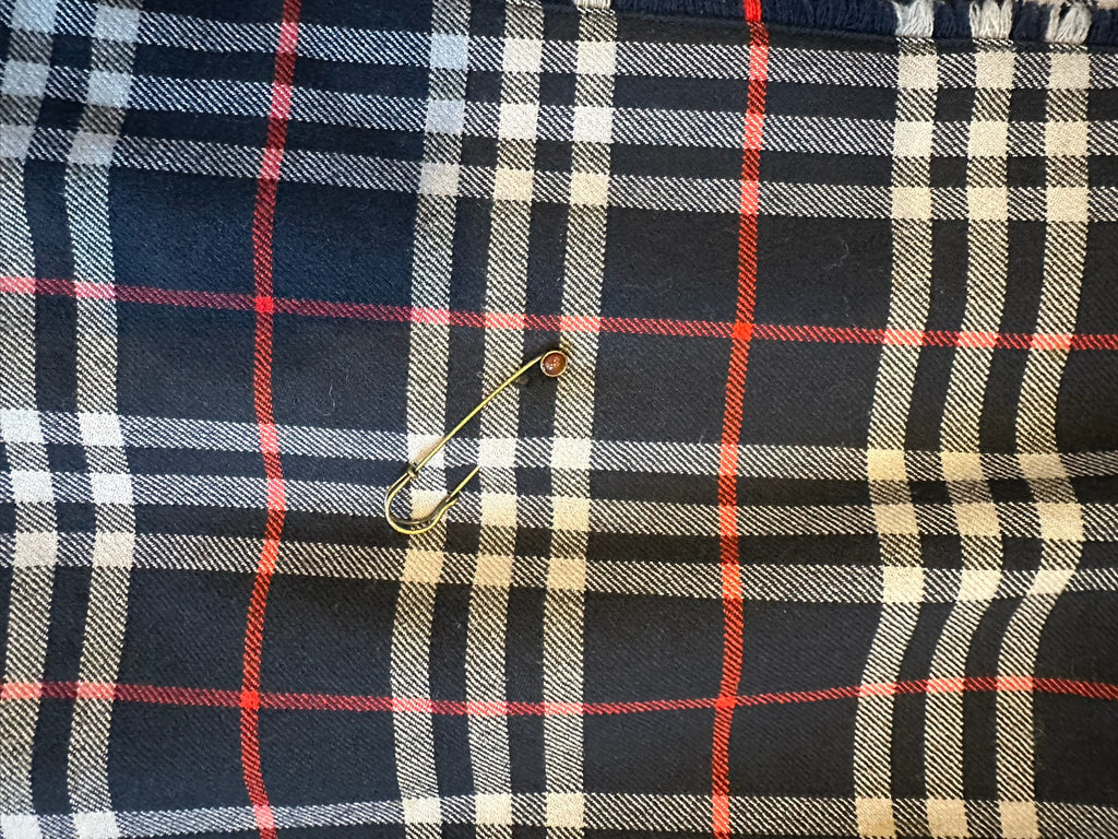 Burberry Tartan Pleated Skirt