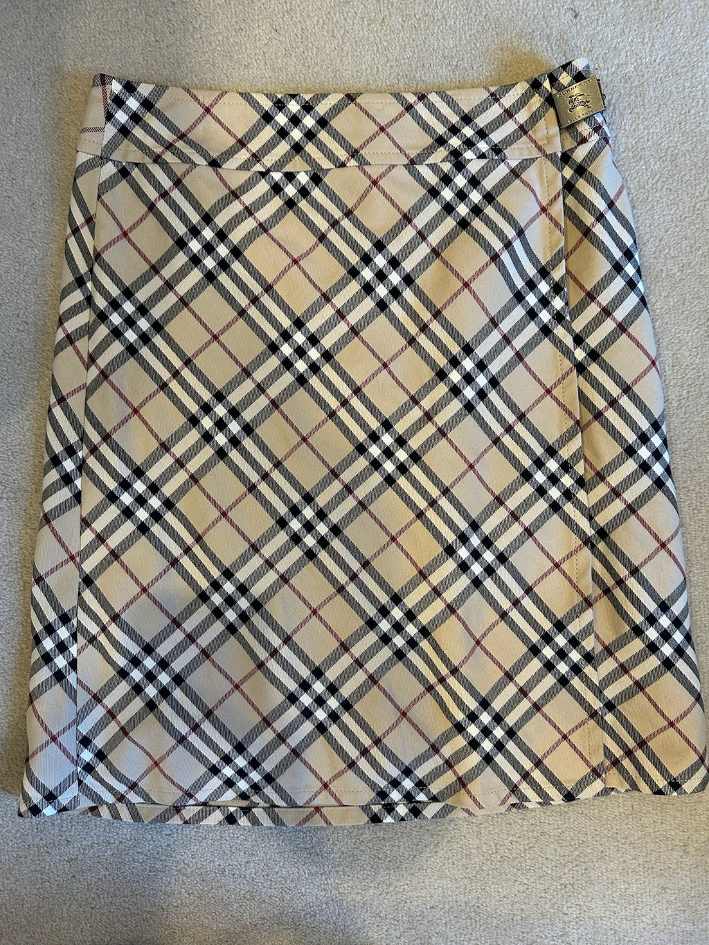 Burberry Blue Label House Check Wrap Skirt