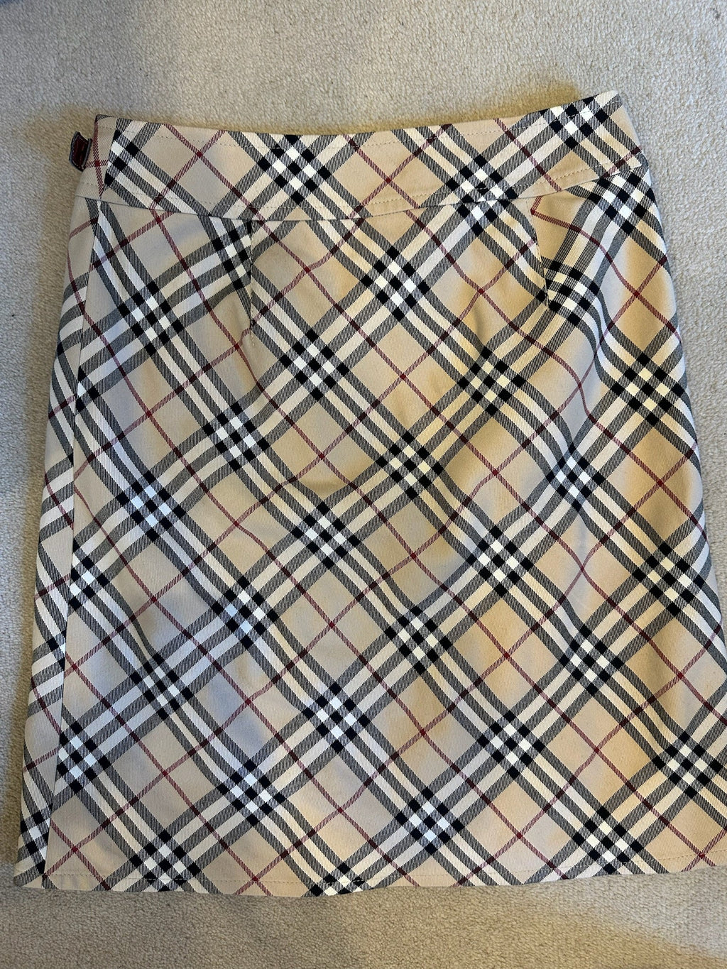 Burberry Blue Label House Check Wrap Skirt