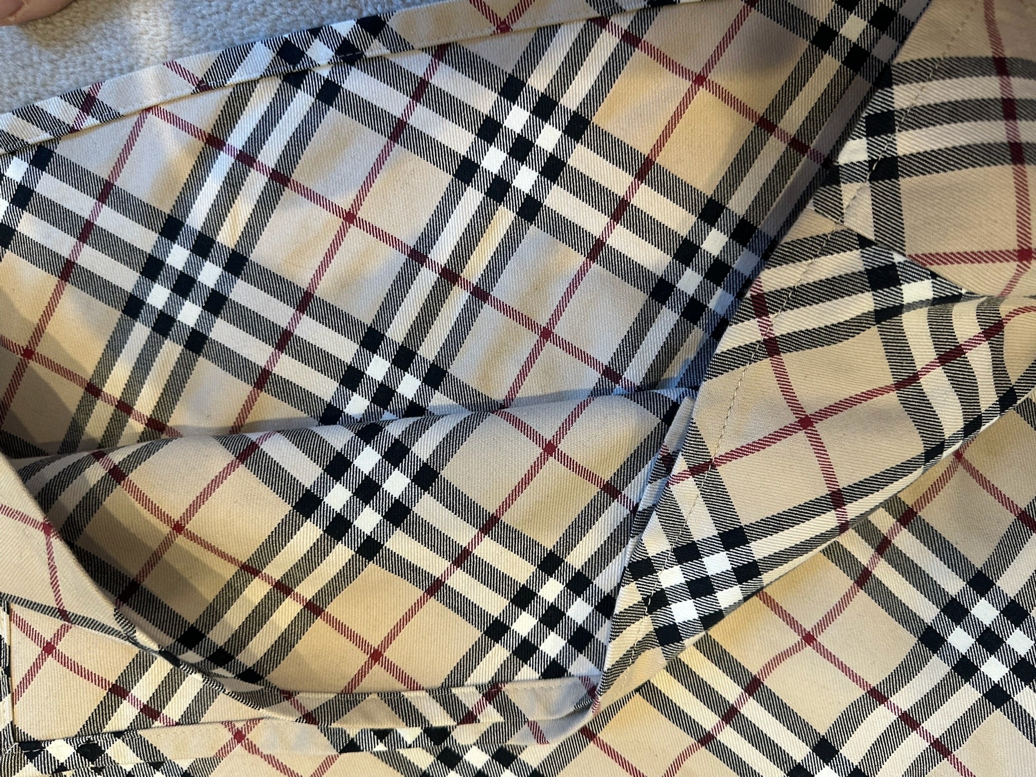 Burberry Blue Label House Check Wrap Skirt