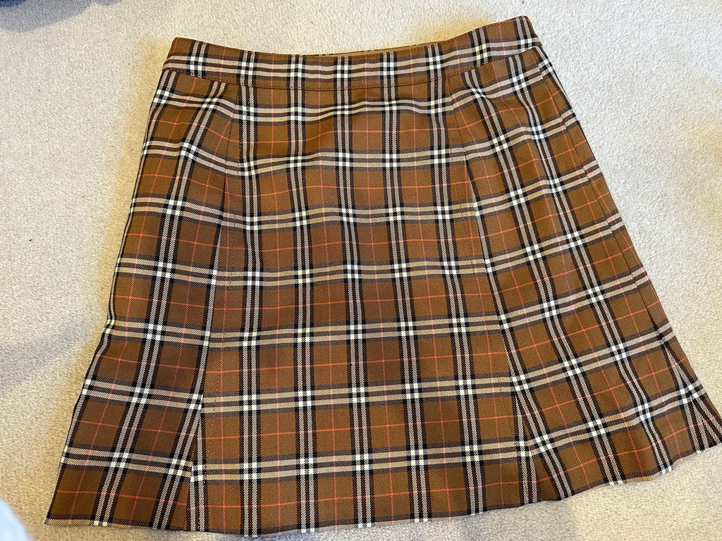 Burberry Blue Label Check Skirt