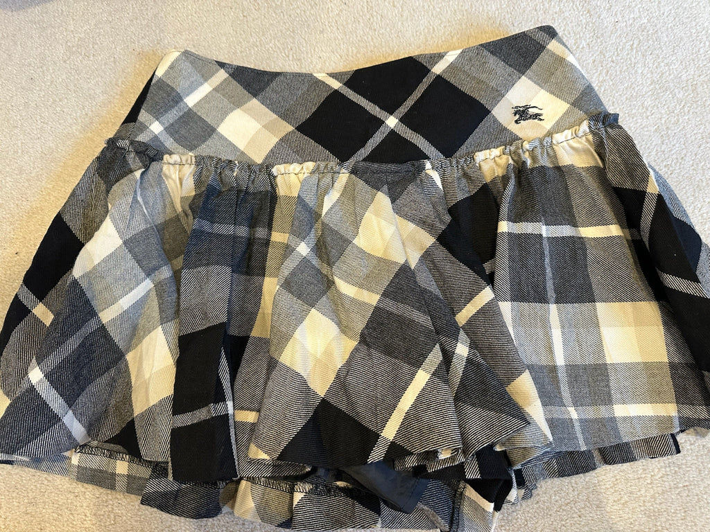 Burberry Blue Label Check Mini Skirt