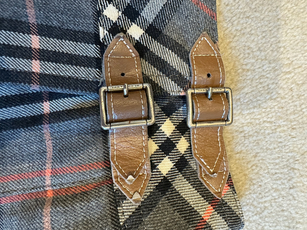 Burerry Blue Label Check Buckle Skirt