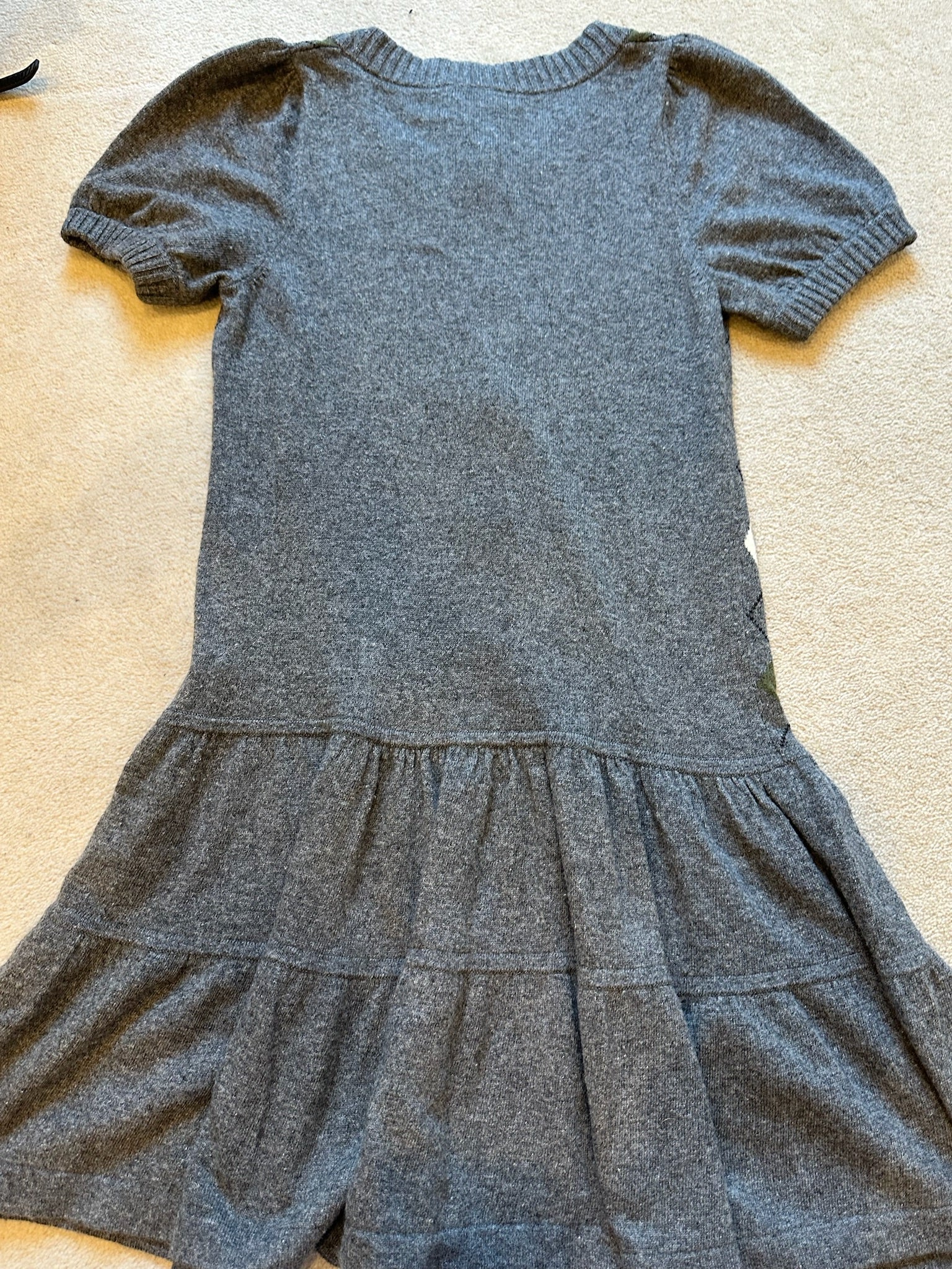 Burberry Blue Label Argyle Knit Dress