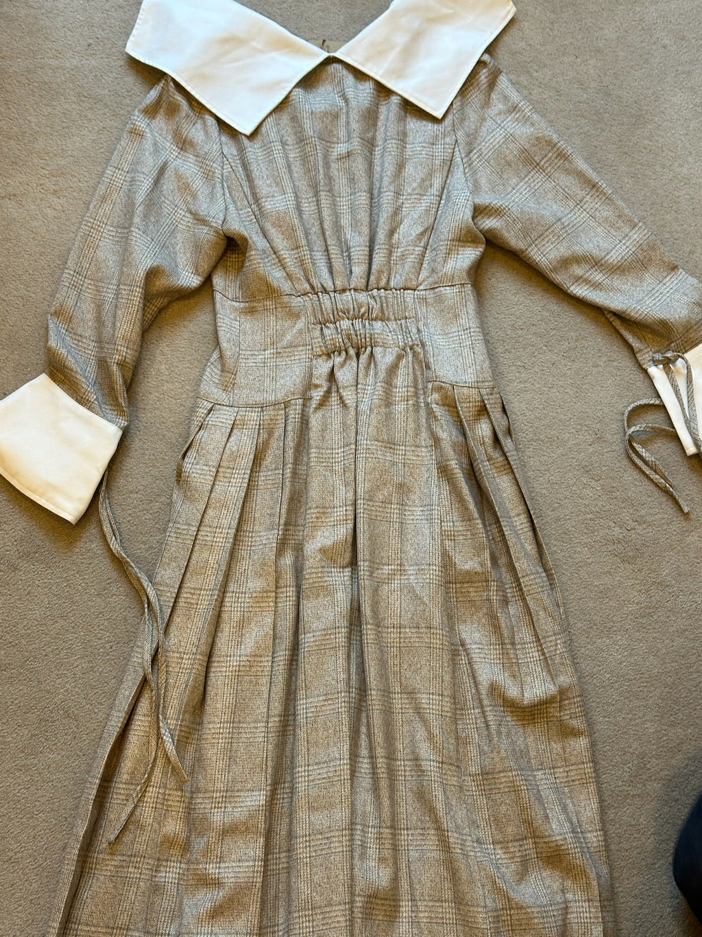 Polo Ralph Lauren × Dazzlin Collaboration Plaid Maxi Dress