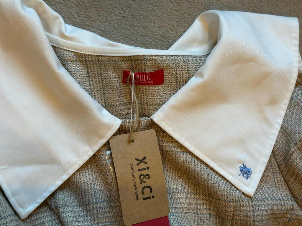 Polo Ralph Lauren × Dazzlin Collaboration Plaid Maxi Dress