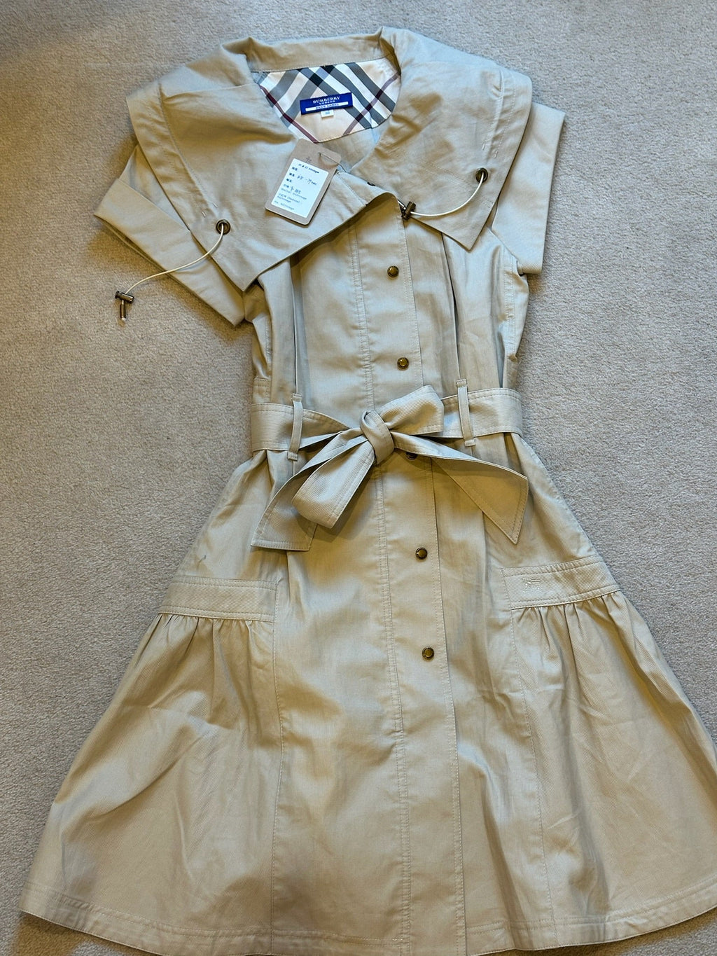 Burberry London Trench-Inspired Belted Dress