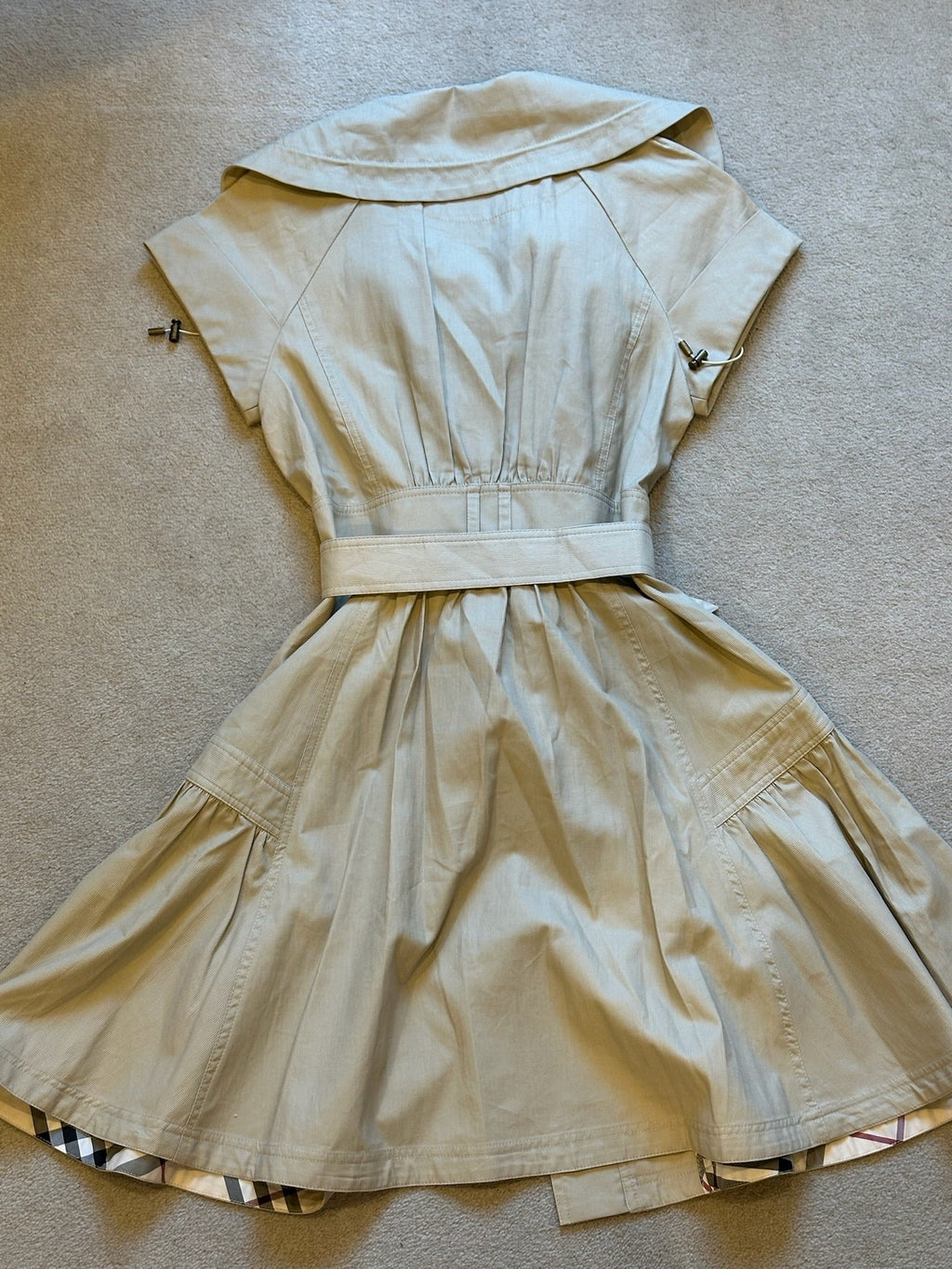 Burberry London Trench-Inspired Belted Dress