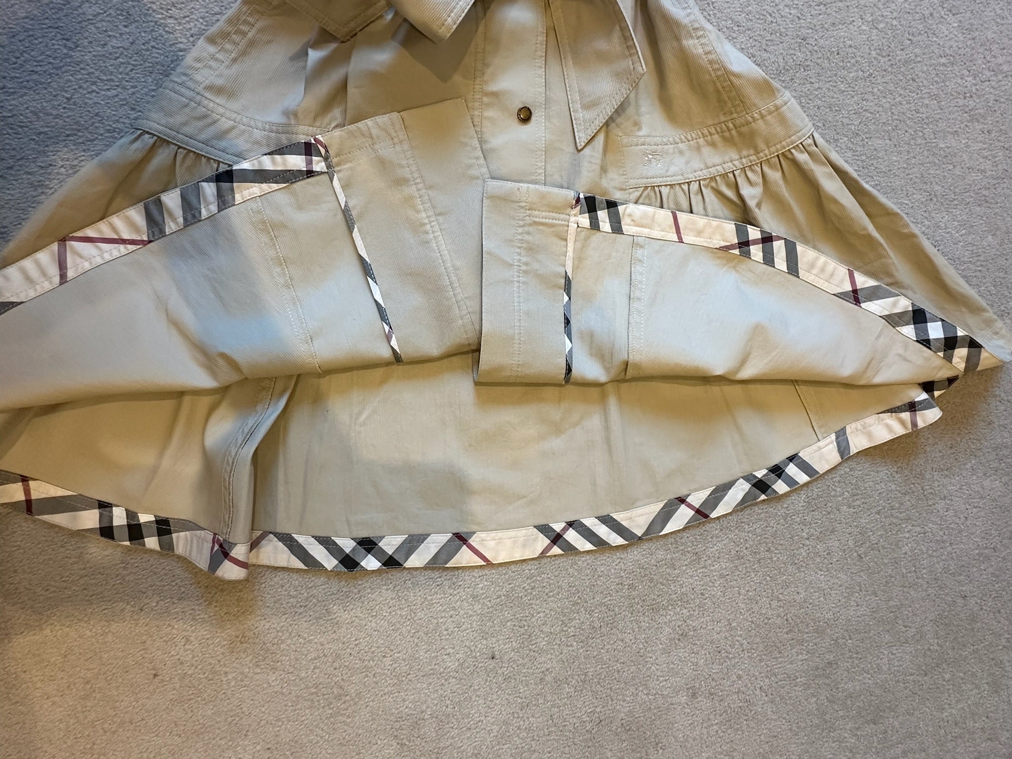 Burberry London Trench-Inspired Belted Dress