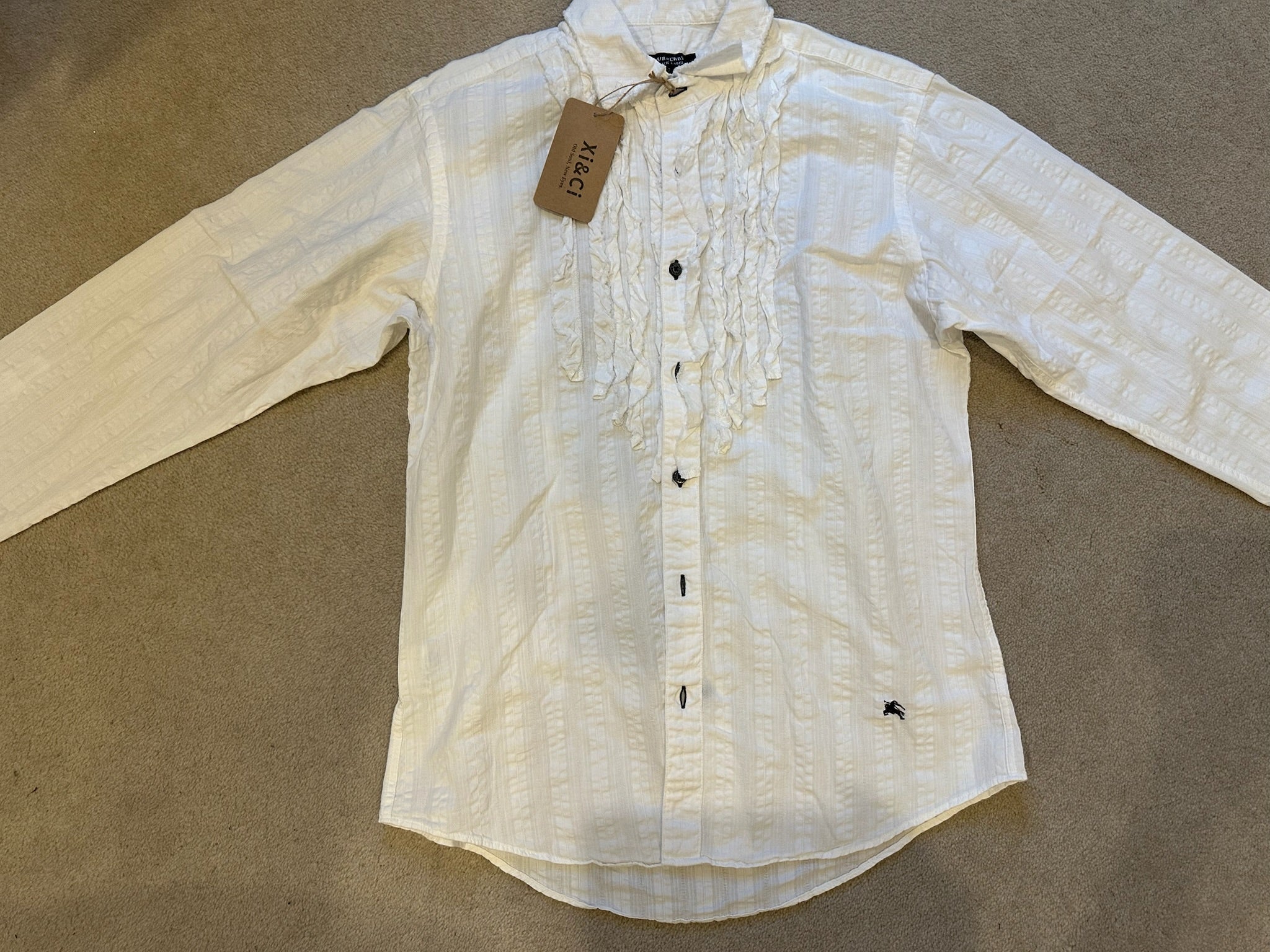Burberry Black Label White Shirt