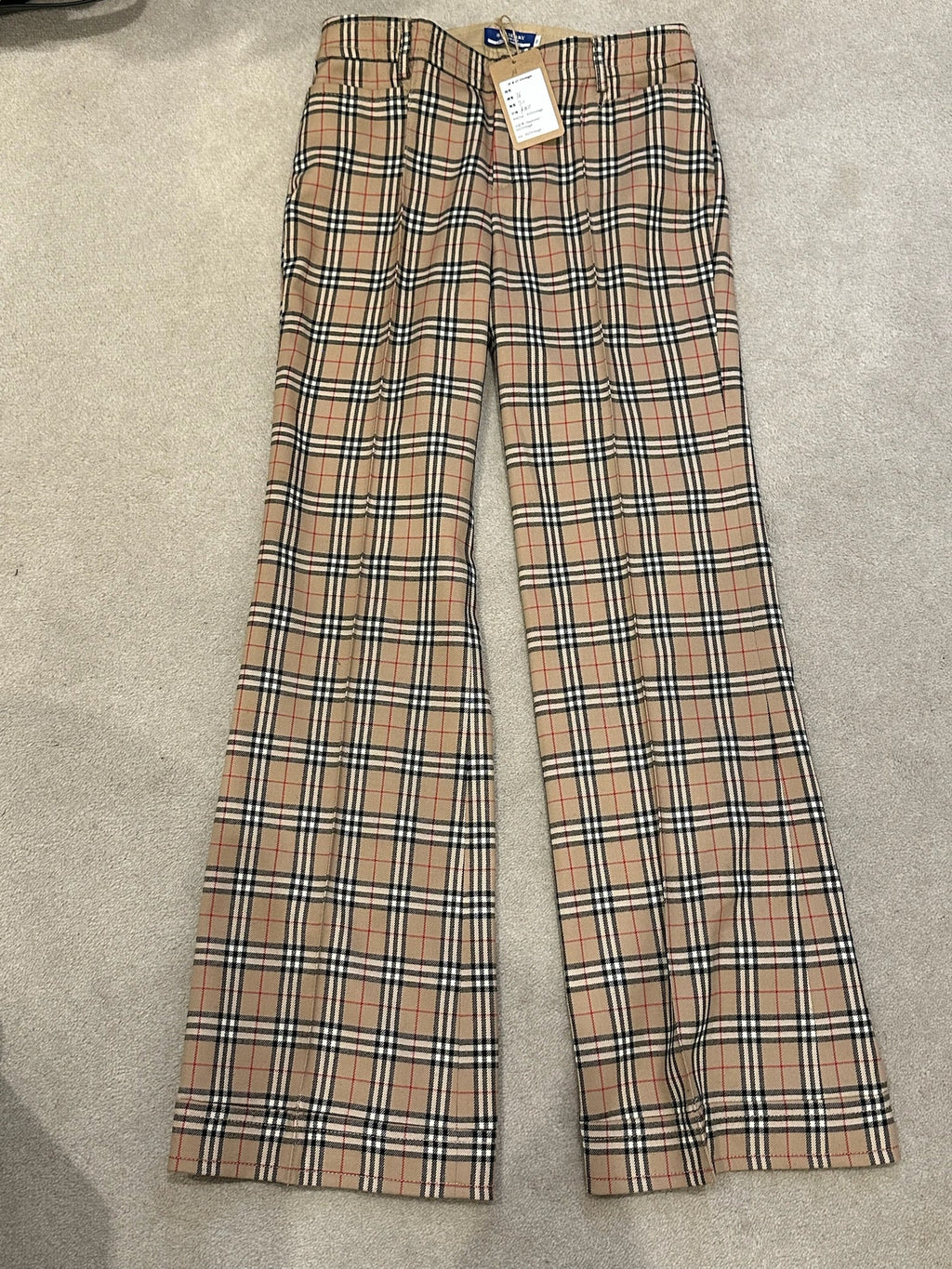 Burberry Check Trousers