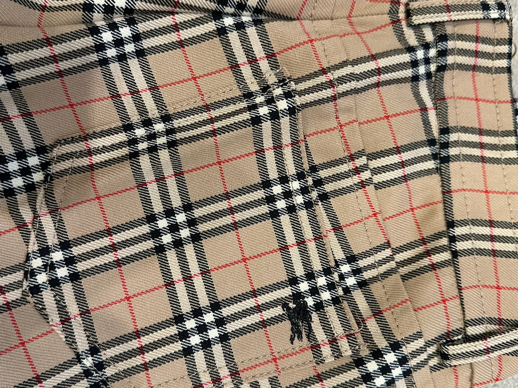 Burberry Check Trousers