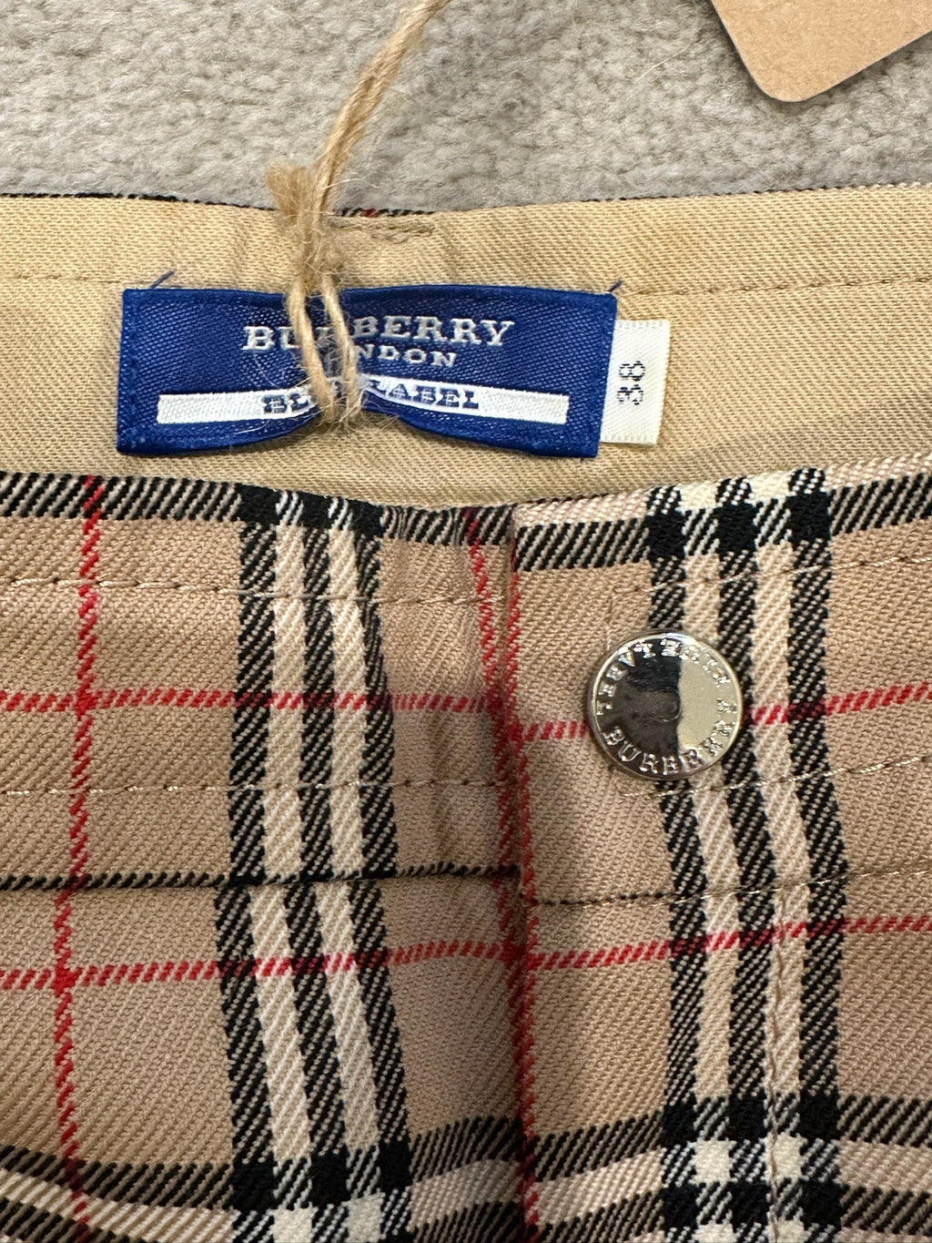 Burberry Check Trousers