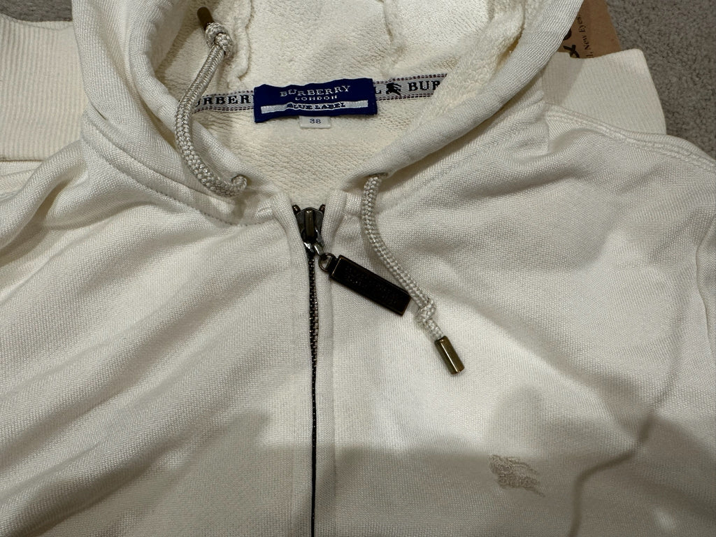 Burberry Blue Label Cream Zip Hoodie