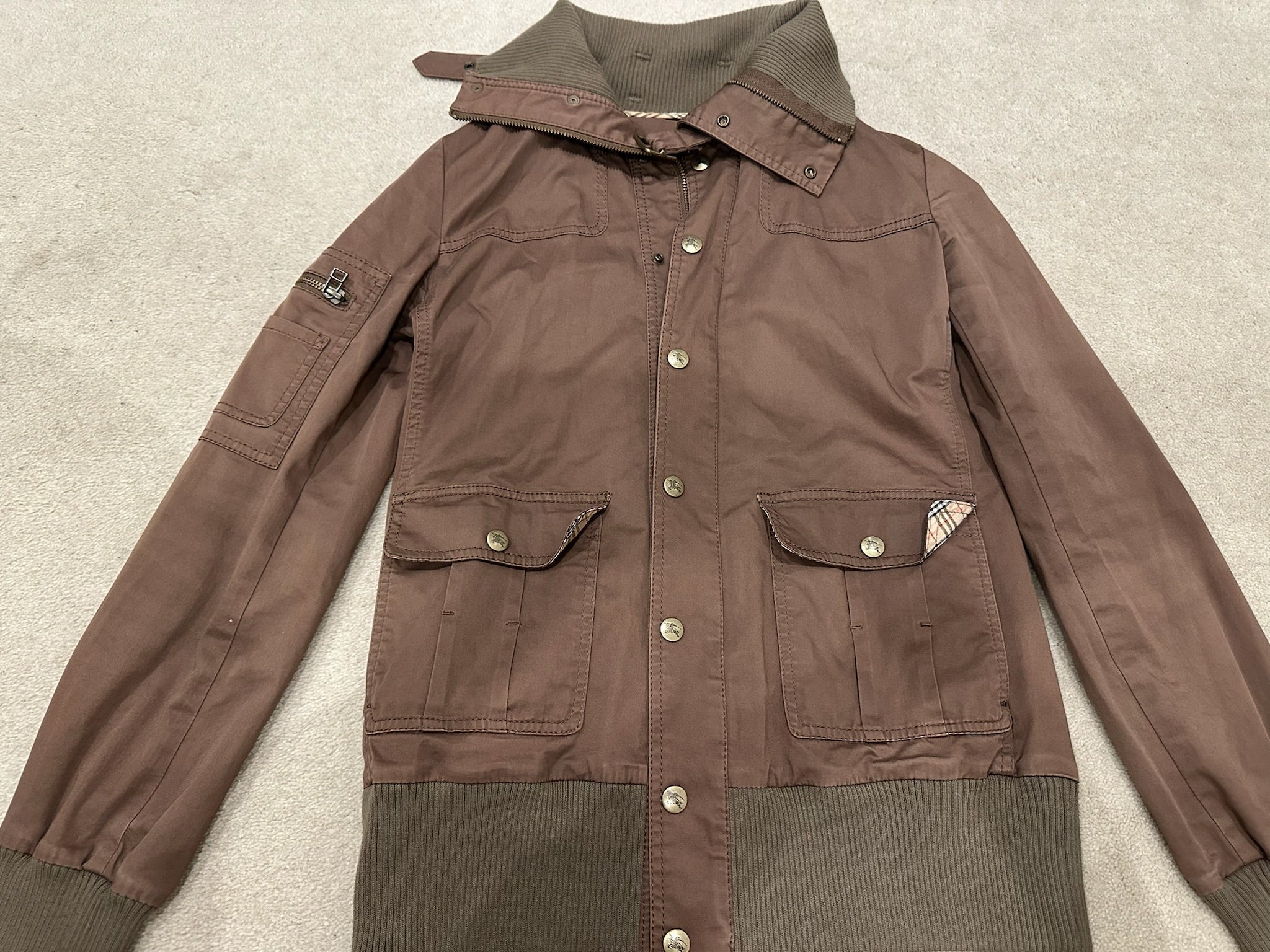 Burberry Blue Label Brown Short Jacket