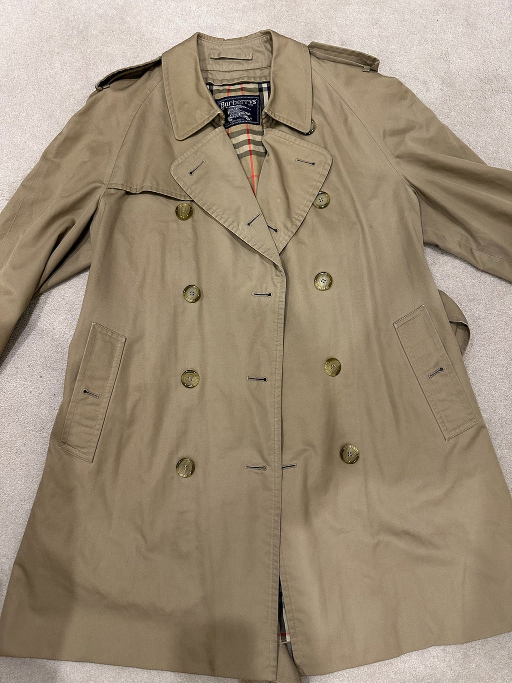 Burberry Double-Breasted Trench Coat