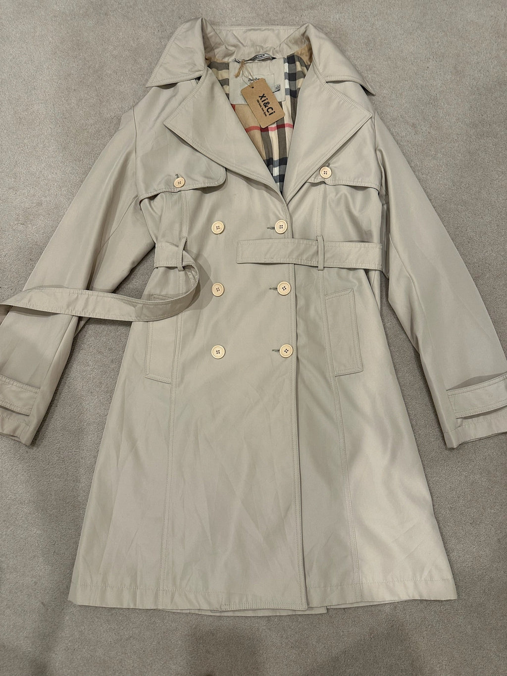 Burberry Vintage Long Trench Coat