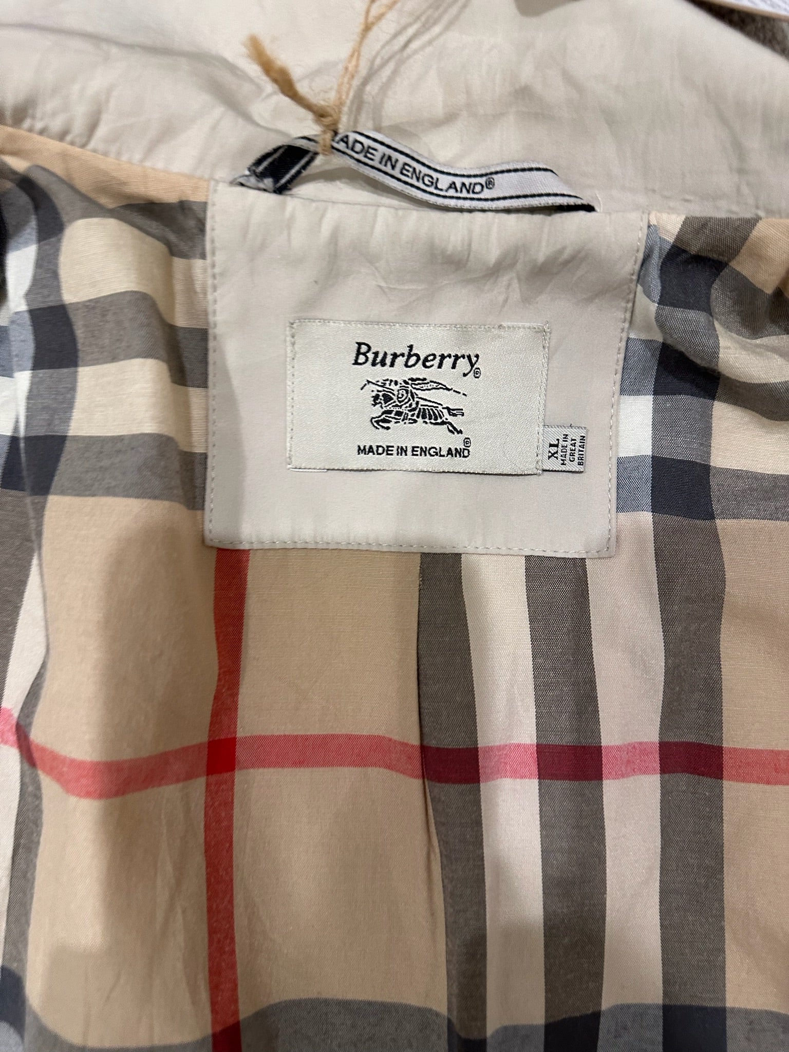 Burberry Vintage Long Trench Coat