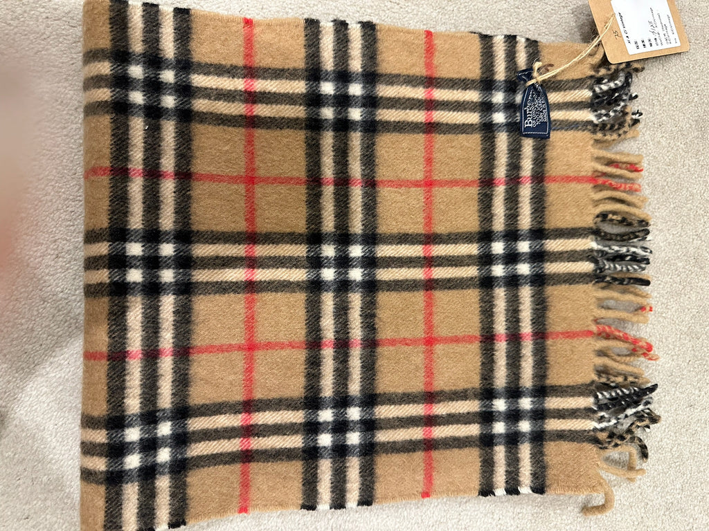 Burberry Classic Check Lambswool Scarf