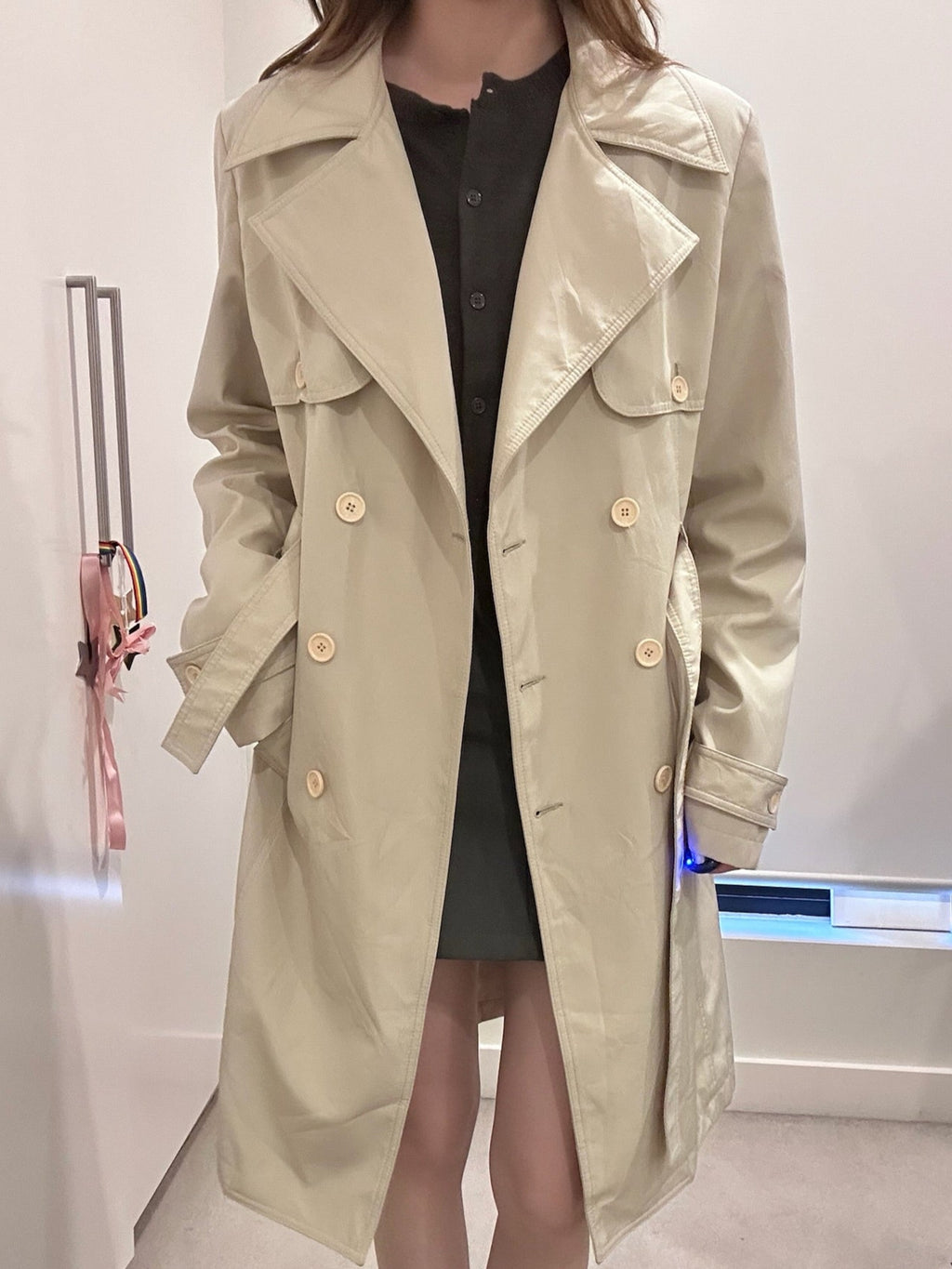 Burberry Vintage Long Trench Coat