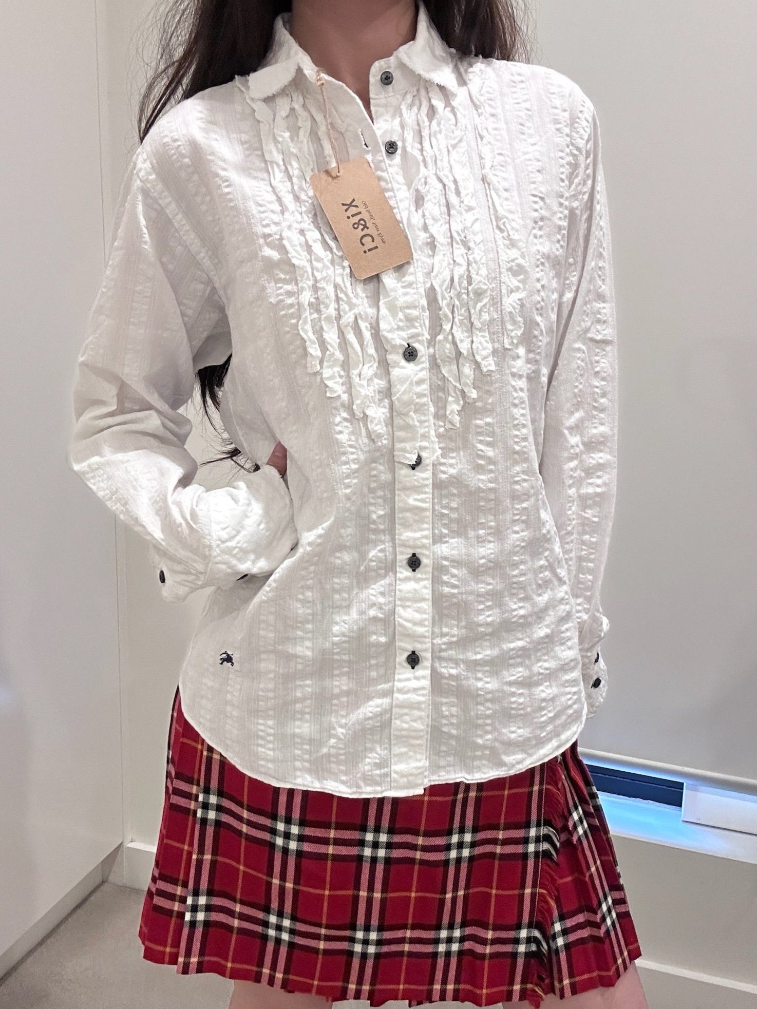 Burberry Black Label White Shirt