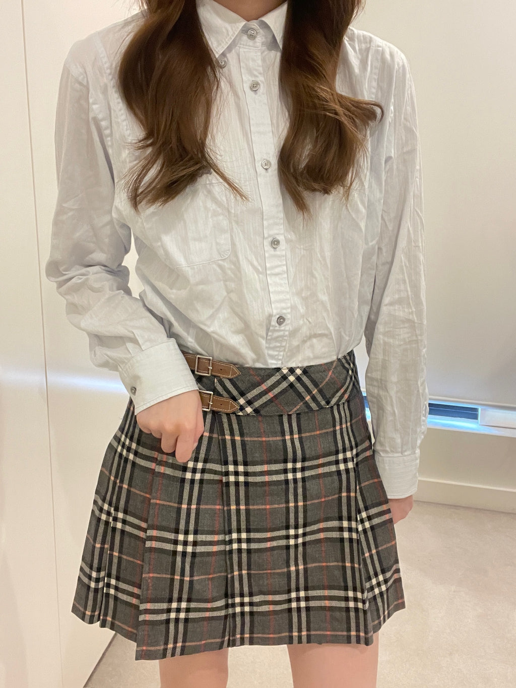 Burberry London Light Blue Cotton Shirt