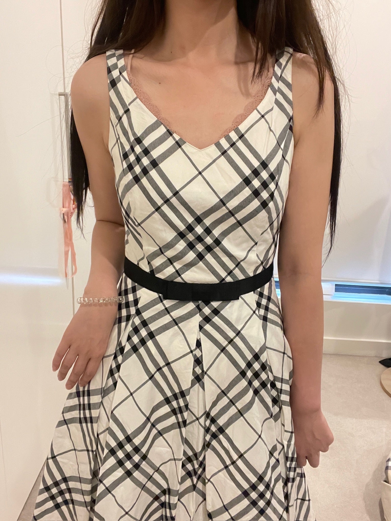 Burberry Blue Label Nova Check Sleeveless Dress