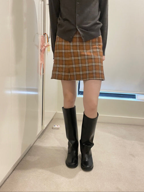 Burberry Blue Label Check Skirt