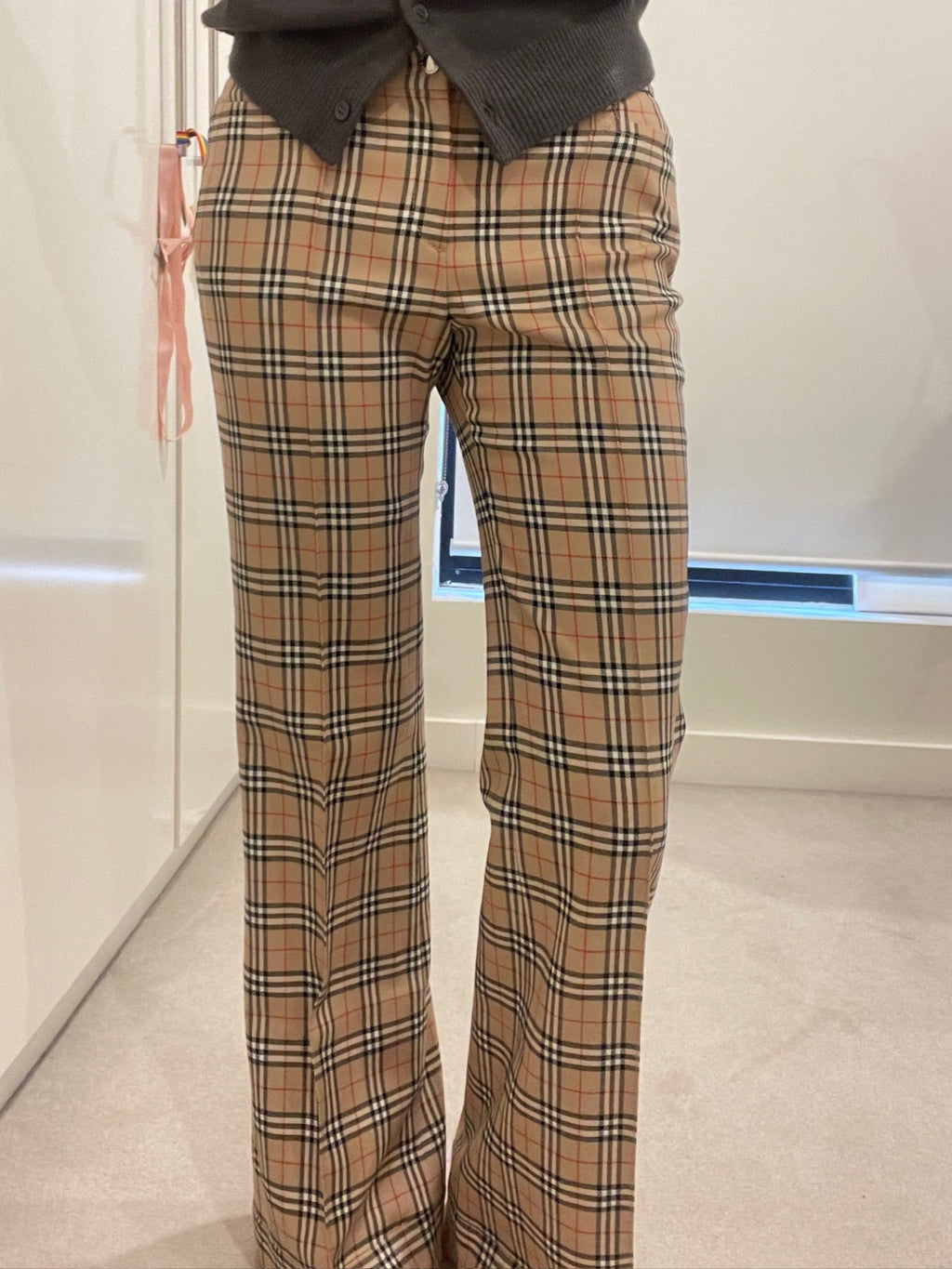 Burberry Check Trousers