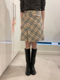 Burberry Blue Label House Check Wrap Skirt