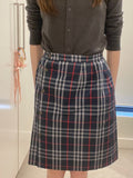 Burberry Reversible Check Mini Skirt
