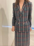 Burberry Vintage Plaid Suit Set