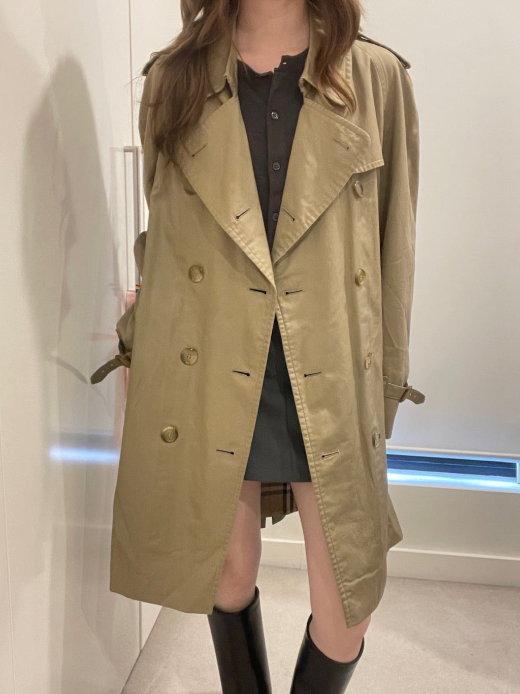 Burberry Double-Breasted Trench Coat