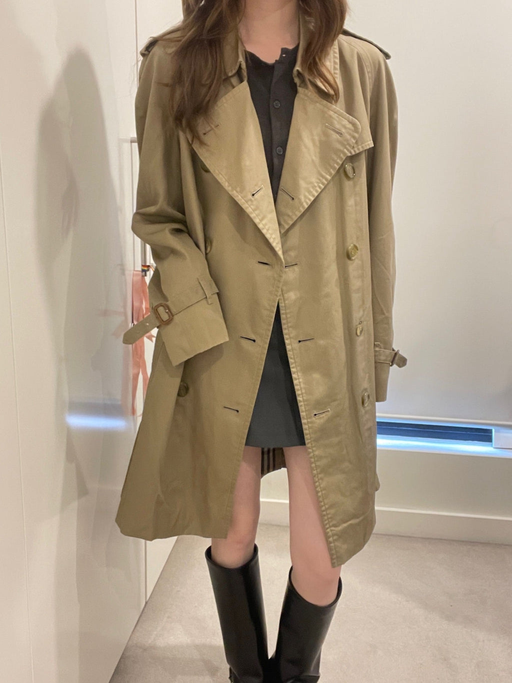 Burberry Double-Breasted Trench Coat