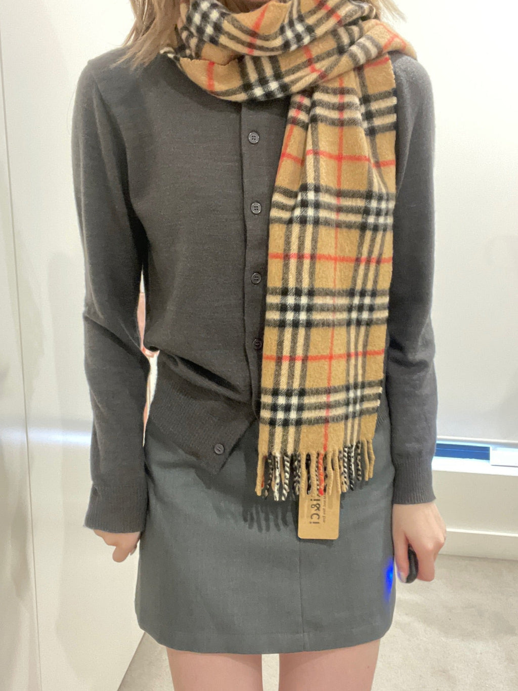 Burberry Classic Check Lambswool Scarf