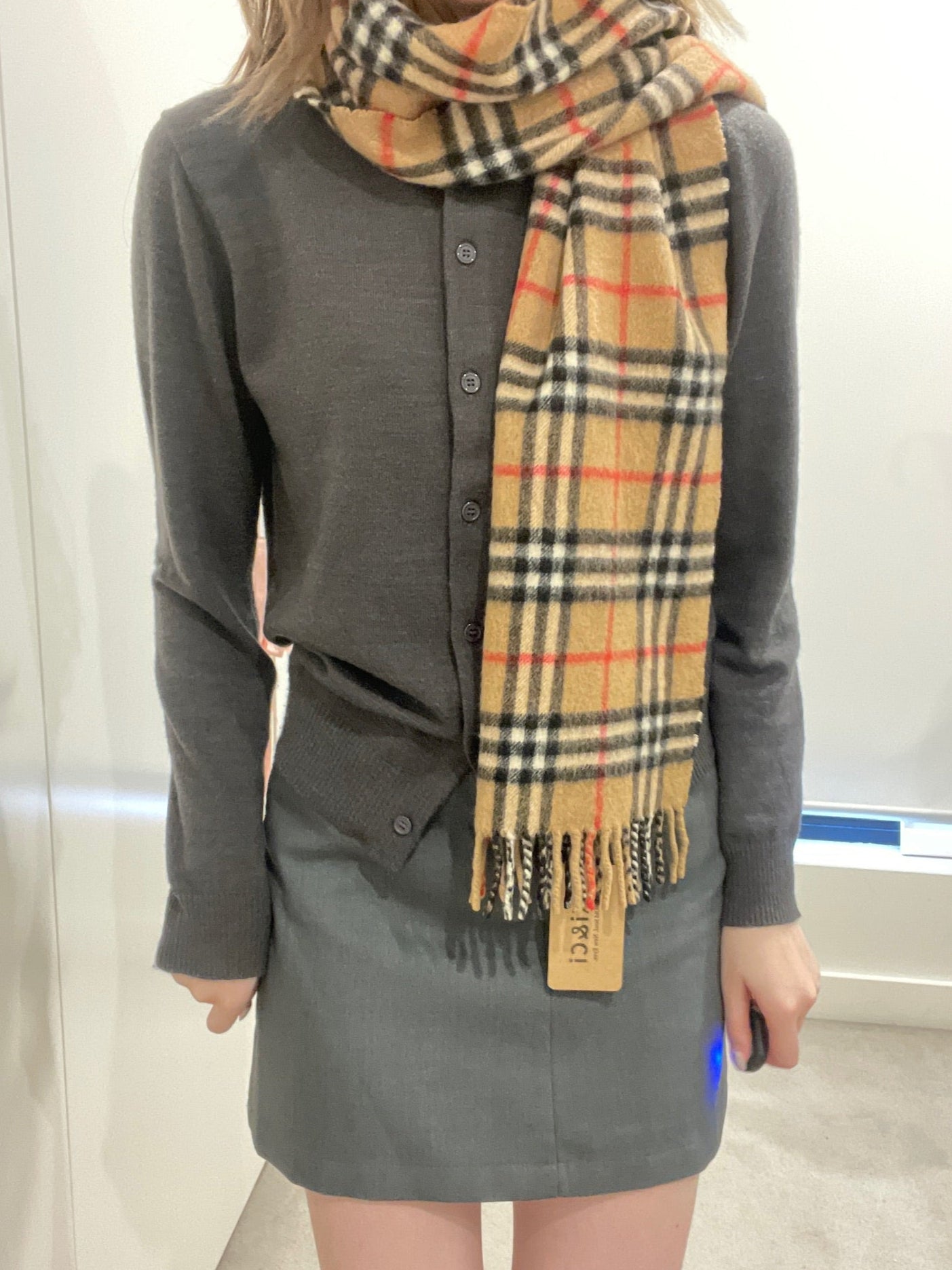 Burberry Classic Check Lambswool Scarf